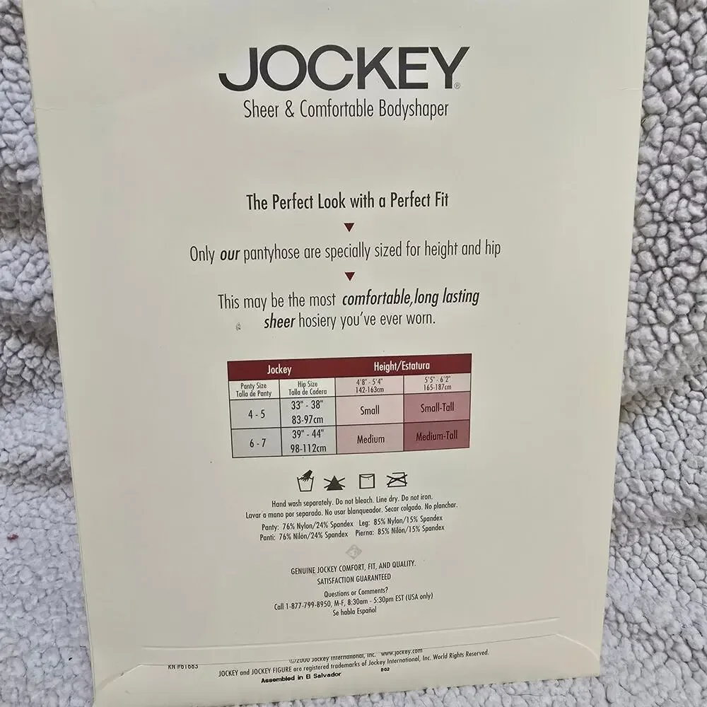 Vintage Jockey Pantyhose Lot 3 Medium Sand Nude Bodyshaper Day Sheer NIP
